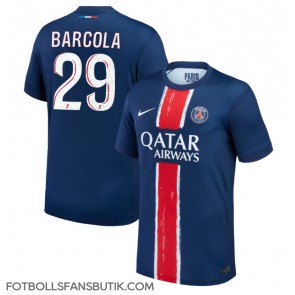 Paris Saint-Germain Bradley Barcola #29 Replika Hemmatröja 2024-25 Kortärmad